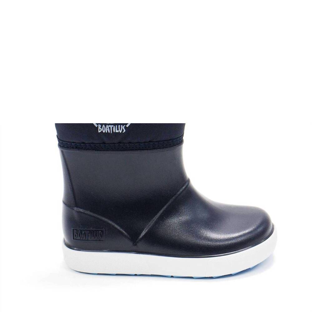 NEW BOATILUS toddler penguy b welly boots in navy
